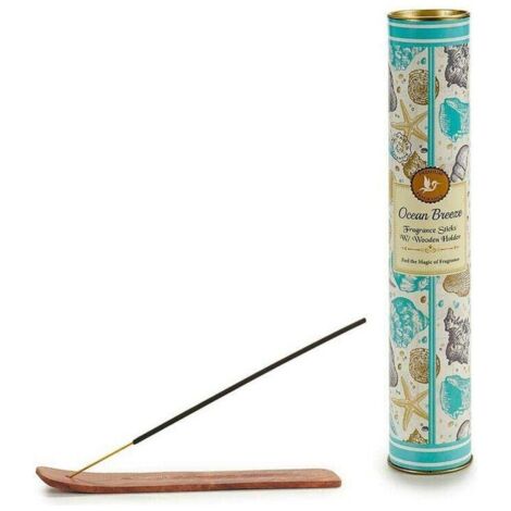 Ensemble de bâtonnets d'encens en boîte métallique - Baies (12 x 30 pièces) + support (1/2)