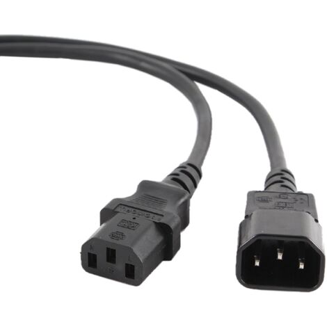 Kabel ZASILAJĄCY (PRZEDŁUŻACZ) 1.8M GEMBIRD IEC320 C13/C14 (1/4)