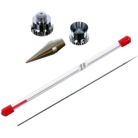 AIGUILLE DE BUSE 0,3 MM PIÈCE DE RECHANGE POUR AÉROGRAPHE MODÈLE BD-182 (1/2)