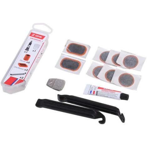 Kit de réparation de chambre à air Zefal : 8 rustines + démonte-pneus (1/2)