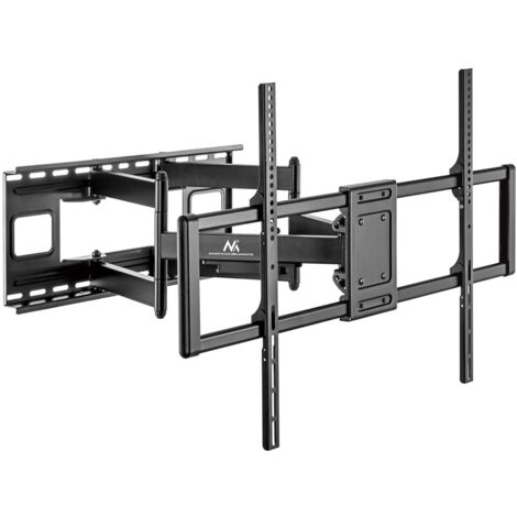 MACLEAN Support TV économique Maclean, Max VESA900x600, 60-120", 120kg, Noir, MC-482 (1/5)