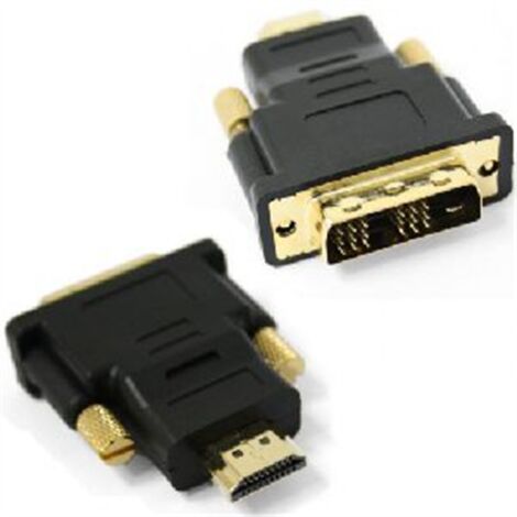 Adaptateur vidéo Gembird DVI numérique 24+1 broches Femelle HDMI type A 19 broches Mâle (1/3)