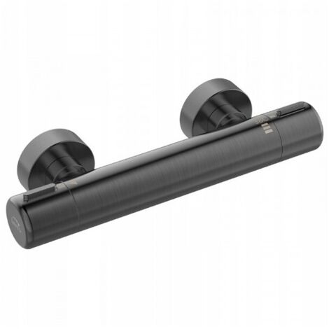 Robinet de douche mural Pretto Graphite avec thermostat (1/2)