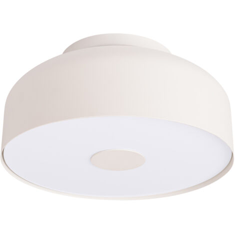 Plafonnier moderne beige Ø30 4xE27 OMIQ Sollux Lighting (1/5)