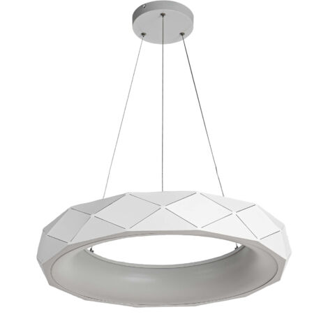 Suspension LED Reus Light Prestige Ø60 blanc 36W 4000K (1/3)
