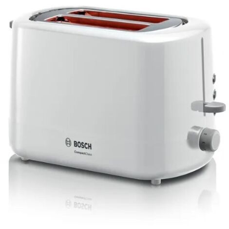 Grille-pain Bosch TAT3A111 avec support à roulettes, blanc (1/5)