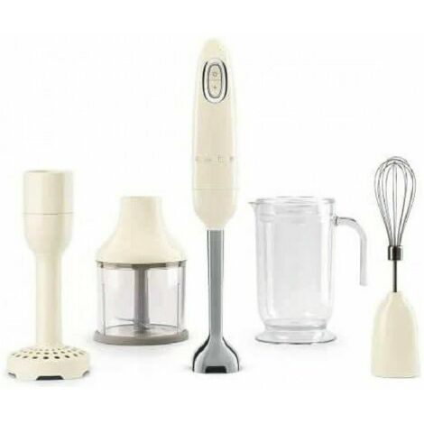 Mixeur plongeant multifonction 700w crème - Smeg - hbf22creu (1/5)