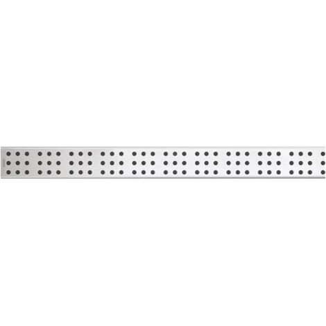 Alcadrain Grilles - Caillebotis pour bac linéaire 1050 mm, acier inoxydable brillant CUBE-1050L (1/2)