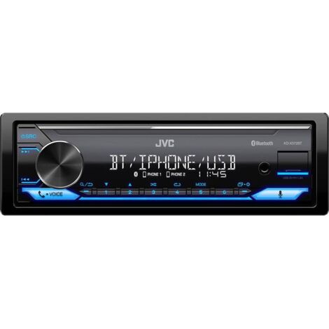 JVC KD-X372BT Autoradio port pour commande au volant, kit mains libres bluetooth A545642 (1/4)