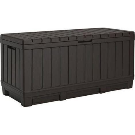 KETER COFFRE DE JARDIN Kentwood 350L/ MARRON (1/6)