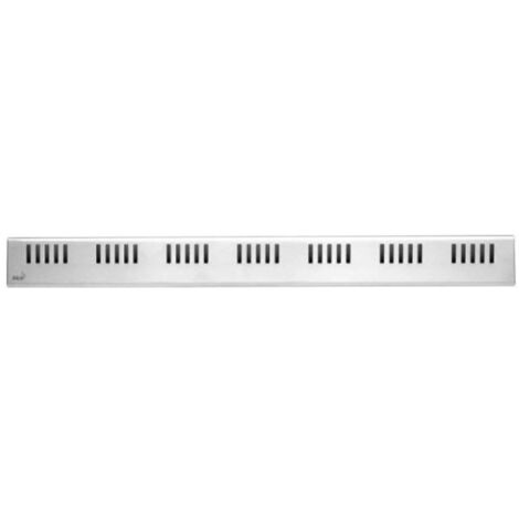 Alcadrain Grilles - Grille pour caniveau à douche d'angle 75 cm, inox poli DREAM-750L (1/3)