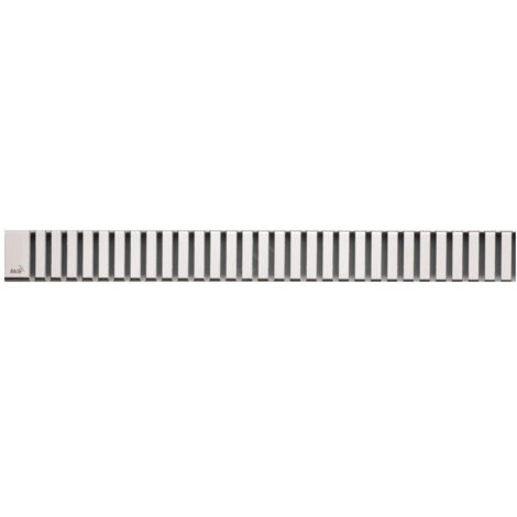 ALCADRAIN GRILLES - GRILLE POUR CANIVEAU À DOUCHE LINÉAIRE 650 MM, INOX BRILLANT LINE-650L (1/2)
