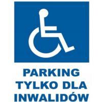 Panneau ZI-41 STATIONNEMENT RÉSERVÉ AUX PERSONNES HANDICAPÉES