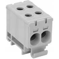 CONNECTEUR DE BARRE BUS gris 2 x 2,5-35 mm² 135 A TRACON FLEAL-35/2