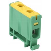 CONNECTEUR DE BARRE BUS jaune-vert 1 x 1,5 -16 mm² 85 A TRACON FLEAL-16/1ZS