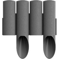 Cellfast – Palisade de jardin standard 14,5cm – Longueur 2,3m – Résistante aux UV et au gel – 34044
