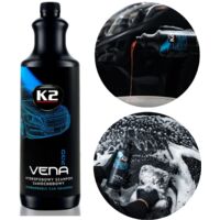 Shampoing hydrophobe pour voiture K2 VENA PRO 1 L concentré avec agent de séchage