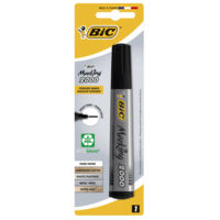 Marqueur permanent BIC Marking 2000 ECOlutions noir pointe ronde blister 1 pièce