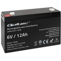 Batterie Qoltec 6V AGM 12Ah