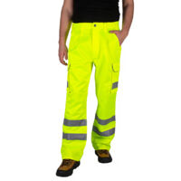 Pantalon de travail RÉFLÉCHISSANT pantalon de travail homme TAILLE À TAILLE réfléchissant 38/32