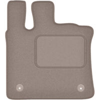 Tapis conducteur en velours pour : Renault Captur II crossover (2020-) beige