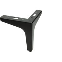 Pied de meuble Anchor, noir mat, hauteur 13 cm