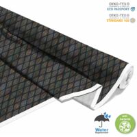 TISSUS DÉCORATIFS D'EXTÉRIEUR OXFORD - Motif feuilles sculptées