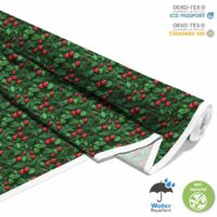 Tissu décoratif d'extérieur Oxford - Motif de Noël DX1857