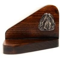 Shih Tzu, Shi tsu, Shi-Tzu, Szi-cu, Szitzu I - bougeoir en bois avec chien, photophore, mémorial pour chien par Art-Dog