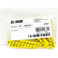 Marqueur de câble OZ-0 1-10 jaune 100 pcs