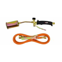 Chalumeau soudeur à flamme bi-gaz 50 mm – Pour toiture – Acier galvanisé – Température de flamme 1850°C – Flexible haute pression 1,5m