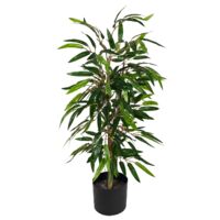 Bambou artificiel en pot, arbre de bambou de 60 cm