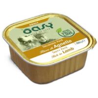 Oasy Dog Pâté Delizioso Aliment en barquette pour chiens adultes 150 g - Agneau 150 g
