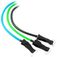 Set de Bandes de Résistance avec Accessoires et Guide d´Entraînement Tribainer InnovaGoods 3 Unités