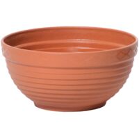 Pot à fleurs en terre cuite 5,5L MISA 340x340x136 mm, Terre Cuite