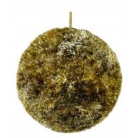 Ornement de sapin de Noël WESTWING Shishi Tinsel, doré, 8 cm