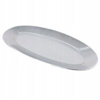 Plateau ovale argenté WESTWING 20 x 41,8 x 3 cm