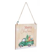 Décoration suspendue WESTWING « Lyris Joyeux Noël » 22 x 22 cm