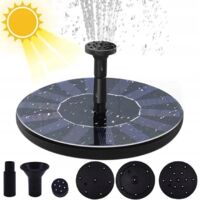mini fontaine solaire de jardin, pompe flottante pour bassin
