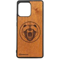 Étui en bois Bewood pour Motorola Edge 40 MERBAU BEAR