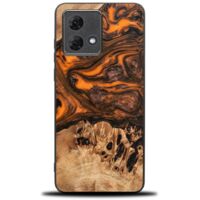 Étui Bewood Unique pour Motorola G84 5G - Orange
