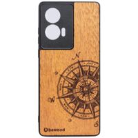 Étui en bois Bewood pour Motorola Edge 50 Fusion TRAVELER MERBAU