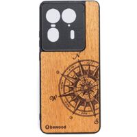 Étui en bois Bewood pour Motorola Edge 50 Ultra TRAVELER MERBAU