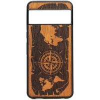 Étui en bois Bewood pour Google Pixel 8 WIND ROSE MERBAU