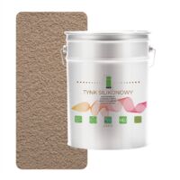 Enduit silicone pour façades extérieures, noyer 1,5 mm, qualité supérieure, 25 kg
