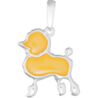 Pendentif en ambre subtil, pendentif en argent 925 pour collier à chaîne