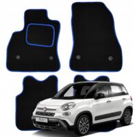 Tapis de sol en velours pour Fiat 500L à partir de 2012, essuie-glaces pour voiture N