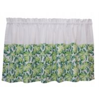 Rideau de cuisine ZAZDROSTKA motif feuilles de jungle 300x40
