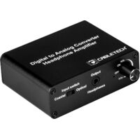 Convertisseur optique Toslink coaxial vers 2x RCA.