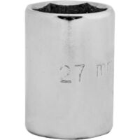 Douille courte chromée 6 pans 3/4'' 32 mm - W-53440